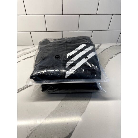 Large Water Resistant Sports Backpack Gym Drawstring Bag Backpack, Black, White - Picture 5 of 7